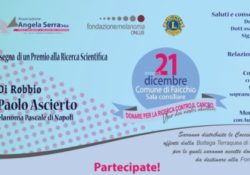 PIETRAVAIRANO / FAICCHIO. Premio “Raffaele Di Robbio” a Paolo Ascierto: la Onlus Angela Serra lo consegnerà il 21 dicembre prossimo.