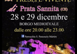 PRATA SANNITA. Il Presepe Vivente nel Borgo Medioevale: i prossimi 28 e 29 dicembre a partire dalla ore 20:00.