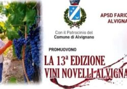 ALVIGNANO. Vini Novelli Alvignanesi, sabato 25 novembre la 13° edizione. Il Sindaco Di Costanzo: “Un motivo per stare bene tutti insieme assaggiando dell’ottimo vino”.
