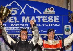 SAN POTITO SANNITICO. Rally del Matese 2017, a trionfare è la squadra della Sardegna col pilota Maurizio Diomedi e il navigatore Fabio Salis.