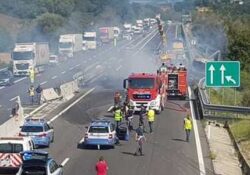 CAIANELLO / CAPUA. Due distinti incidenti lungo l’Autostrada A1 nei tratti tra Caianello e Capua: diversi feriti, morto un uomo.