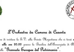 ALVIGNANO. Giornate Europee del Patrimonio, in paese un concerto mozartiano a cura dell’Orchestra da Camera di Caserta.