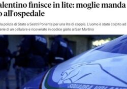 Donne violente. San Valentino finisce in lite: moglie manda marito all’ospedale.