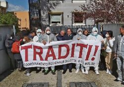 Venafro / Isernia. “Traditi e abbandonati da tutti”, la protesta degli Oss precari: non ricevuti neppure in Regione.