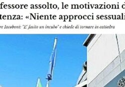 Donne e false accuse. Sette anni di inferno per le accuse di quattro alunne tra gli 11 e i 12 anni: tutto inventato.