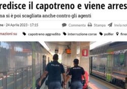 Donne violente. Le chiedono il biglietto: donna arrestata per minaccia, oltraggio, resistenza, lesioni personali e interruzione di pubblico servizio.