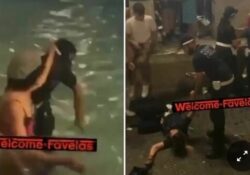 Donne violente. Vigilessa aggredita: una donna fa il bagno nella Fontana di Trevi, poi dà un calcio all’agente che l’ha fermata.