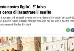 Donne e false accuse. “Violenta nostro figlio”, ma era tutto falso: madre cerca di incastrare il marito ma è lei che viene colpita da misura cautelari.