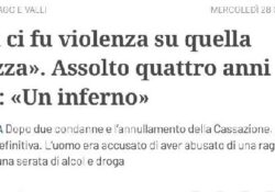 Donne e false accuse. Litiga col fidanzato e decide di “fare serata” con un altro a base di vodka, cocaina e sesso: lei prima accusa, uomo assolto dopo mesi di detenzione.