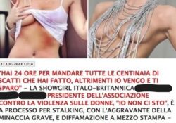 Donne e stalking. Hai capito la Presidentessa!!! A processo per stalking, minaccia grave e diffamazione la presidente dell’Associazione “Io non ci sto”.