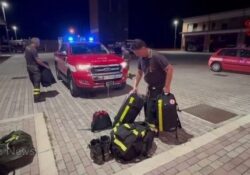 Isernia / Provincia. Emergenza incendi boschivi in atto in Calabria, modulo in assetto antincendio boschivo dal Molise. VIDEO.