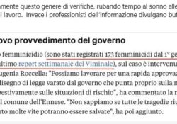 riparte il festival delle bufale sul femminicidio: la gara dei cialtroni a chi la spara più grossa.