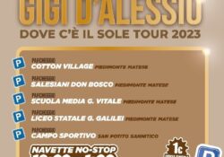 PIEDIMONTE MATESE. Concerto di Gigi D’Alessio, come si è organizzato il Municipio matesino: parcheggi e navette.