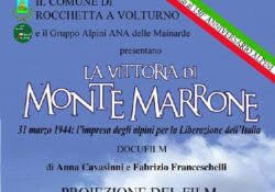 Rocchetta a Volturno. “La vittoria di Monte Marrone”, la proiezione del film: “l’impresa deglialpini per la liberazione dell’Italia”.