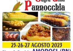 Amorosi. Sagra della pannocchia, 28° edizione dell’evento: in paese dal 25 al 27 agosto 2023.