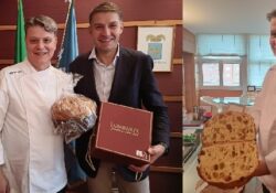 Caserta / Provincia. Il Panettone numero uno al mondo arriva dalla provincia di Caserta: il presidente Magliocca riceve Aniello Di Caprio, vincitore del Campionato Mondiale.