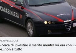 Donne violenti.  Cerca di investire il marito mentre lui era con i loro bimbi e… non è tutto.