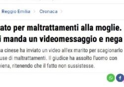 Donne e false accuse. Imputato per maltrattamenti alla moglie, ma lei manda un videomessaggio e nega tutto.