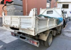 Caserta / Provincia. Carabinieri Forestale sequestrano autocarro per trasporto illecito rifiuti speciali ed irrogano sanzioni per 90mila euro.