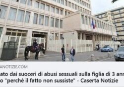 Donne e false accuse. Accusato dai suoceri di abusi sessuali sulla figlia di tre anni, assolto “perchè il fatto non sussiste”.