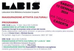 CAIAZZO / CASERTA. Inaugura L.A.B.I.S., Laboratori Arte Biblioteca Inclusioni Scoperte.