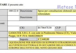 ALIFE. Le consultazioni elettorali adesso hanno un costo aggiuntivo. 2.440 euro indovinate a chi ??? Leggi la Determina…