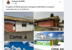 ALIFE. Progetto di efficientamento energetico dell’edificio scolastico in Via Volturno: nel libro dei sogni… la solita “pittata”.