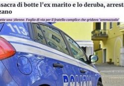 Donne violente. Aggredisce l’ex marito: già gravata da divieto di avvicinamento per precedenti atti di violenza, evidentemente non è servito a nulla.