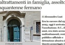 Donne e false accuse. Maltrattamenti in famiglia, assolto un 50enne dalle accuse.